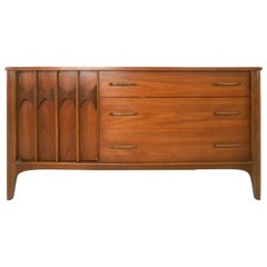 Mid-Century Modern Kent Coffey Style Walnut Credenza