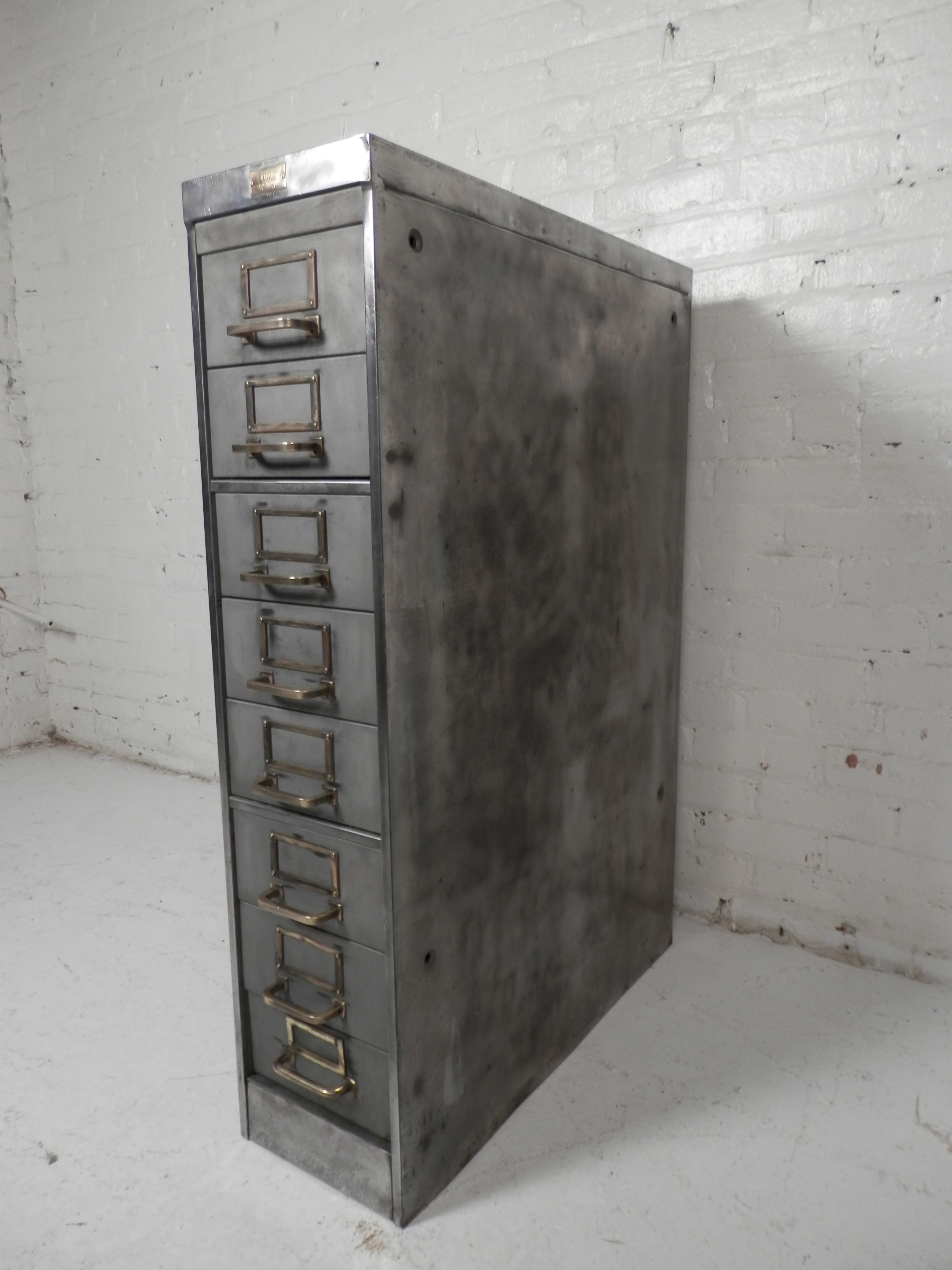 Hefty Eight Drawer Metal File Cabinet