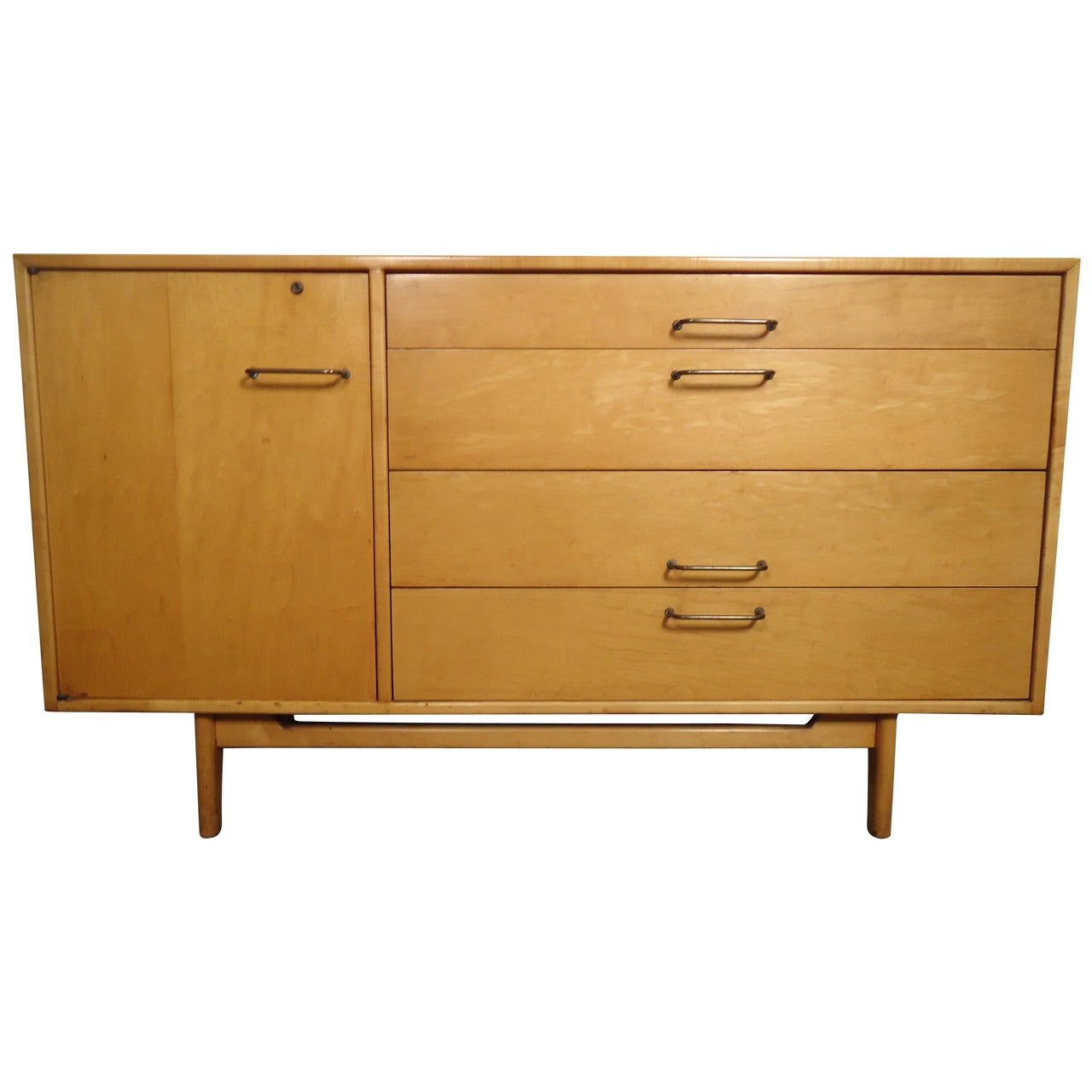 Mid-Century Maple Credenza by Jens Risom