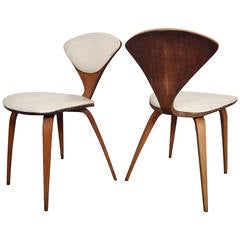Vintage Pair of Norman Cherner Chairs by Plycraft