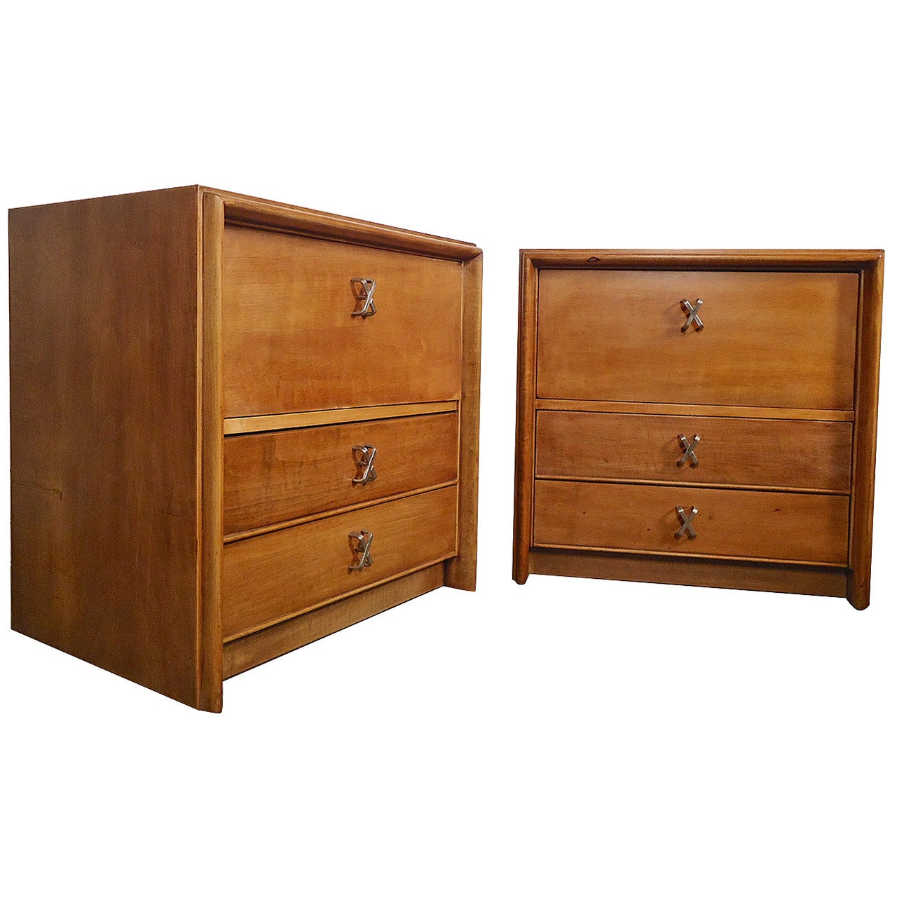 Pair of Paul Frankl Designed Nightstands