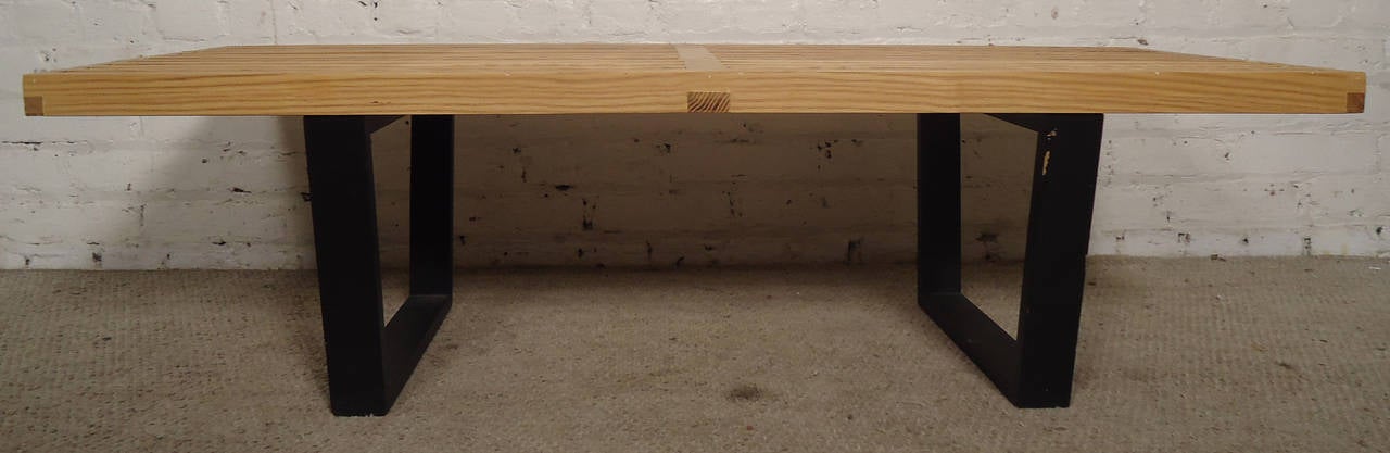 george nelson slatted bench