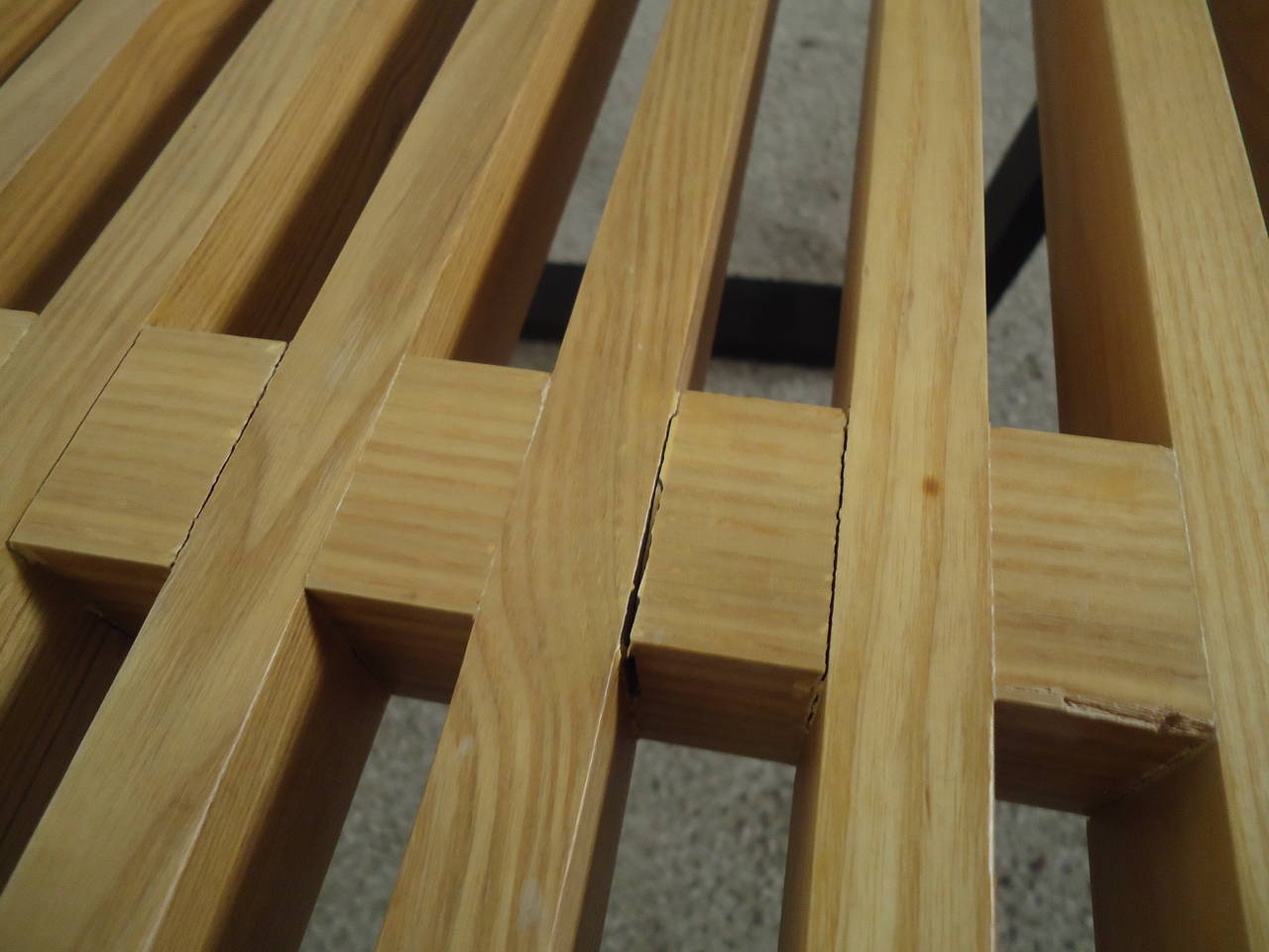American Mid-Century George Nelson Slat Bench for Herman Miller