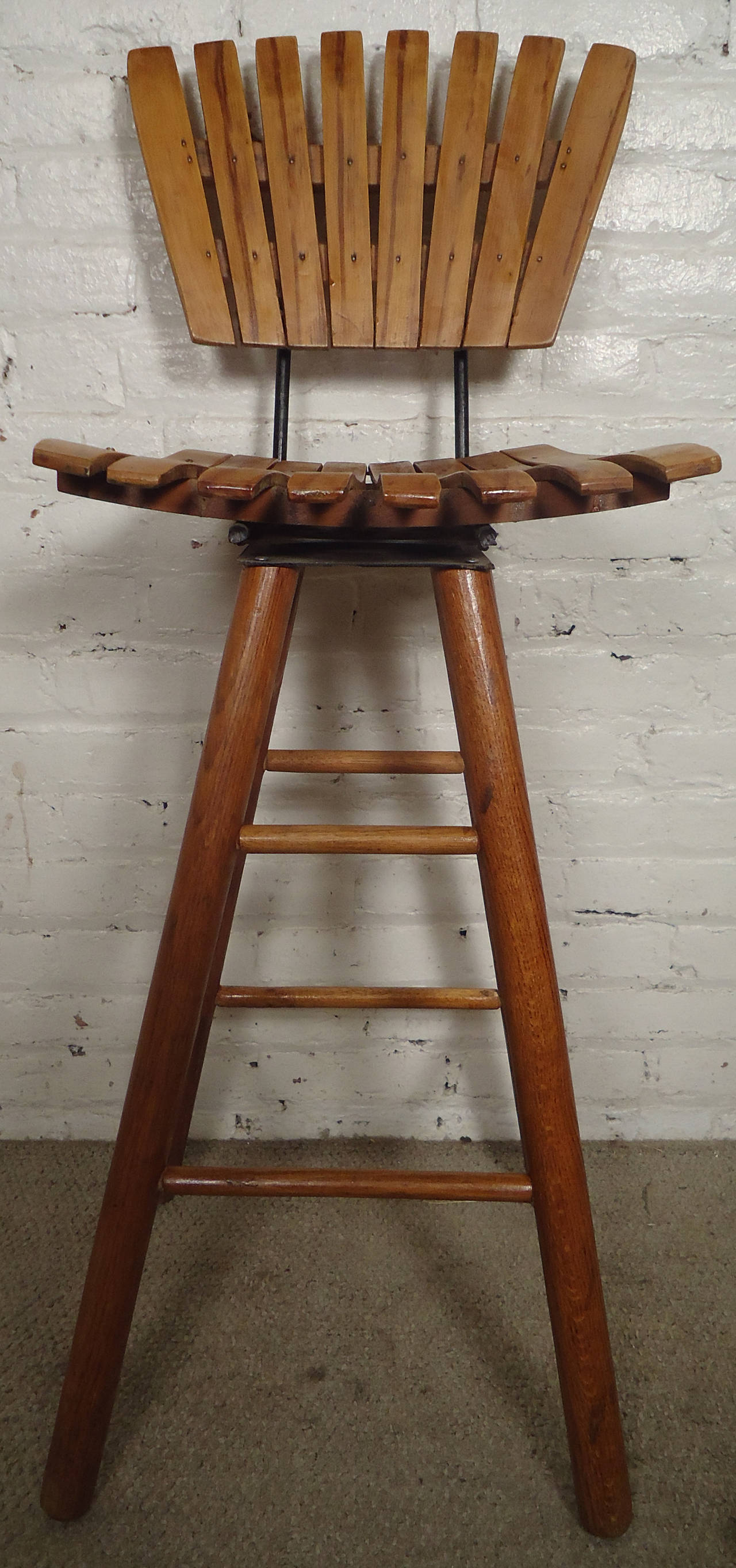mid century bar stool