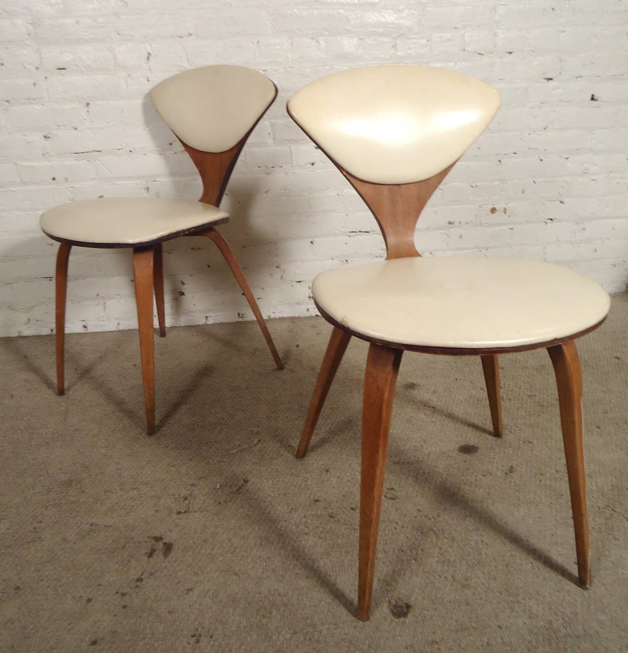 American Pair of Norman Cherner Chairs by Plycraft