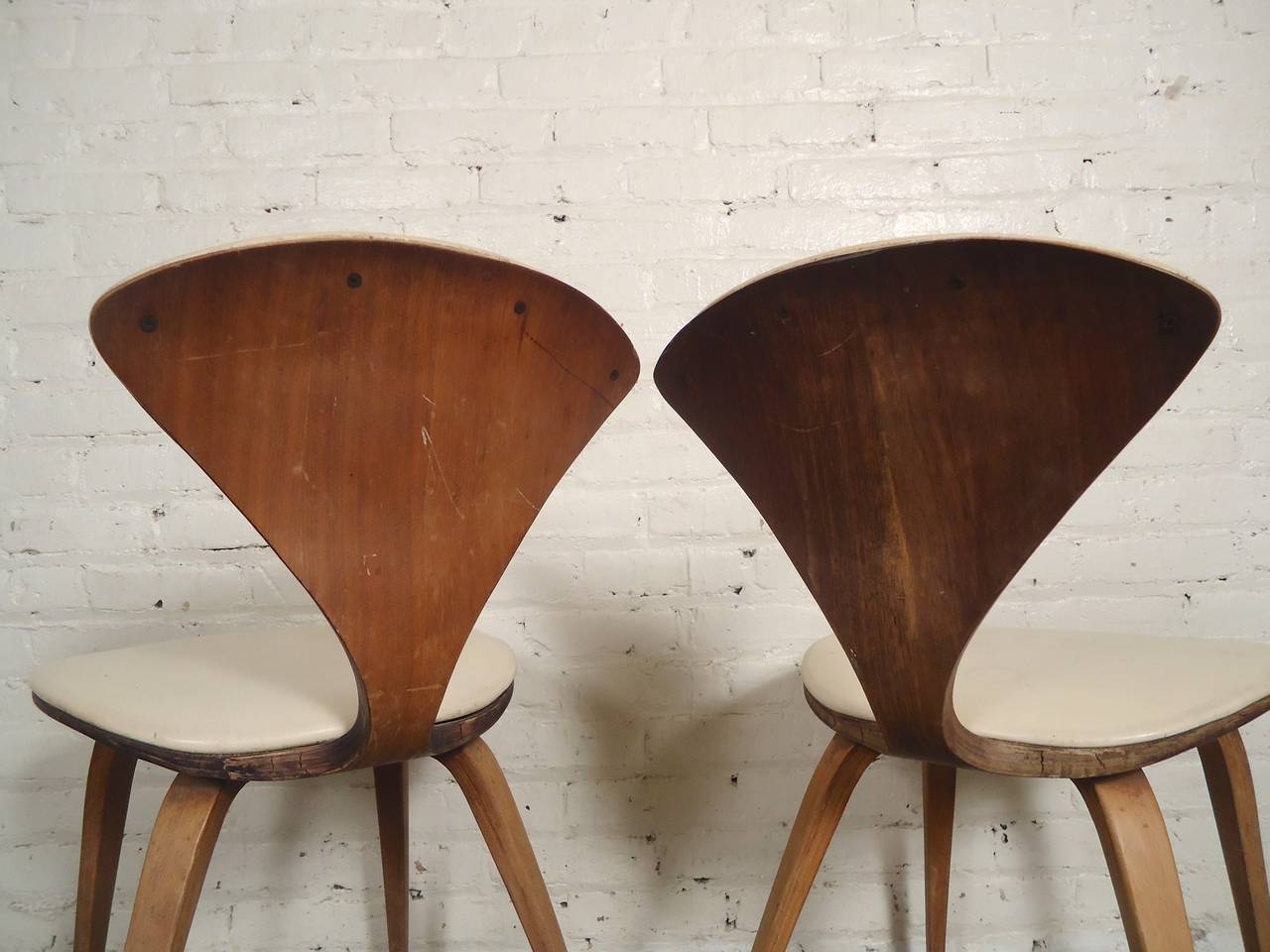 Pair of Norman Cherner Chairs by Plycraft 1