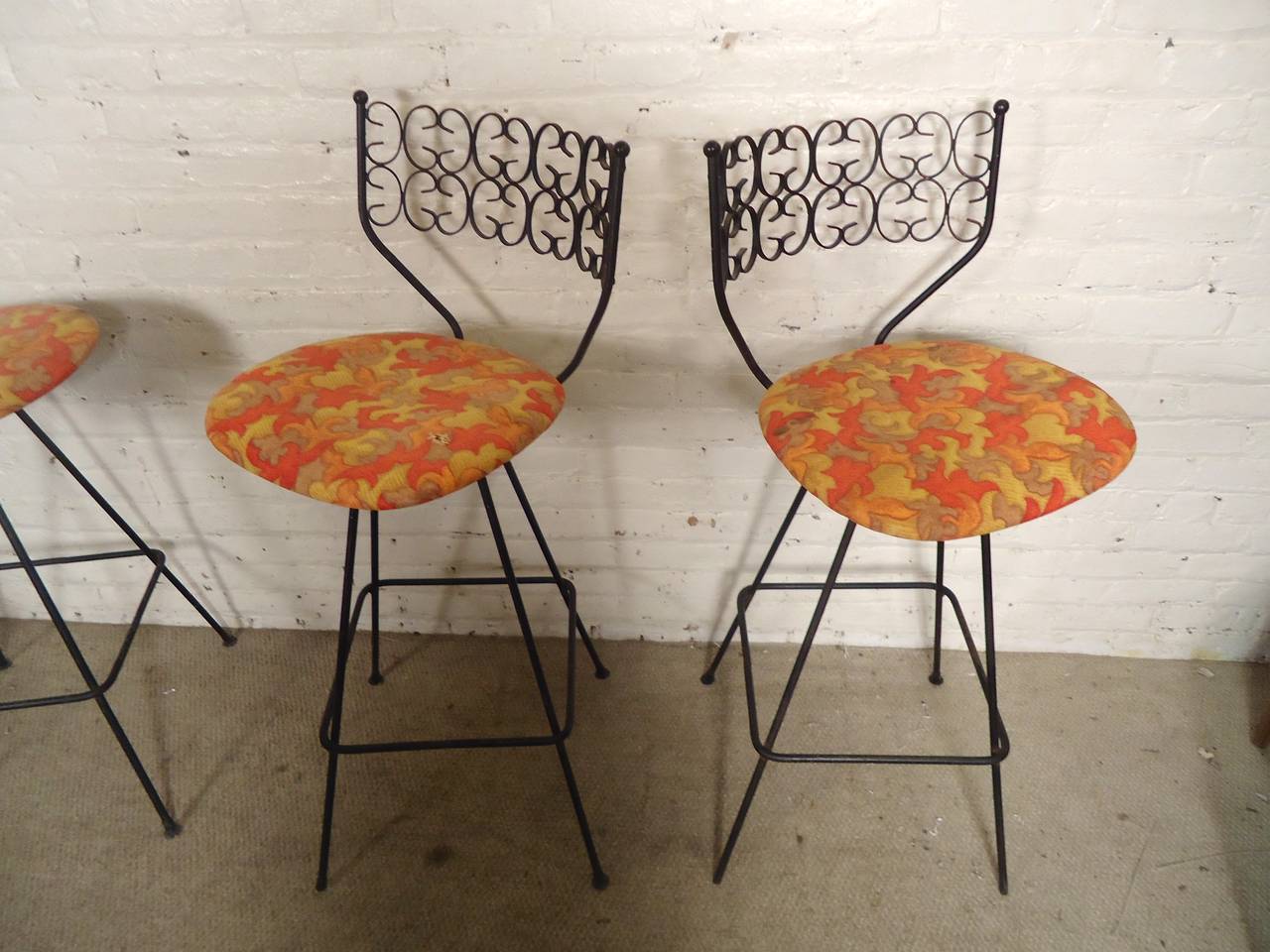 Mid-20th Century Set Of Mid-Century Stools By Salterini