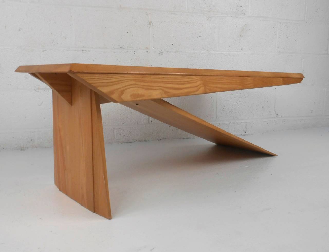 Unique Mid Century Modern Style Cantilever Studio Coffee Table At 1stdibs
