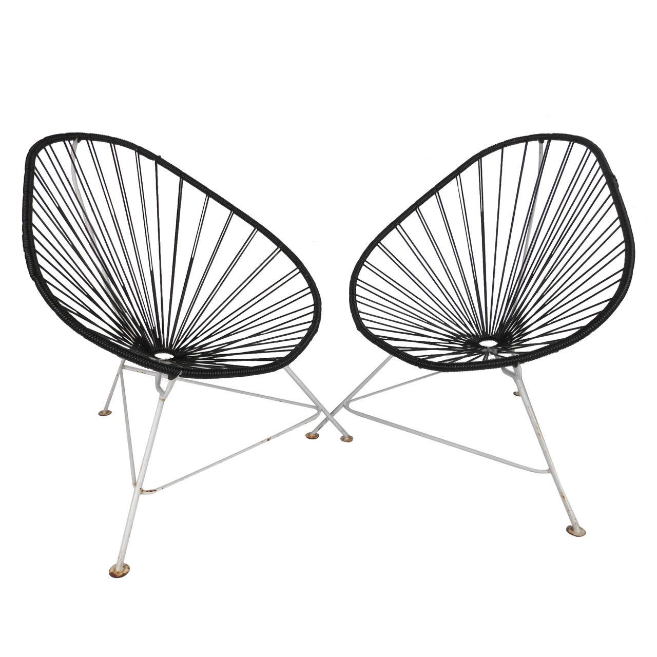 Pair MidCentury Modern Acapulco Chairs For Sale at 1stdibs