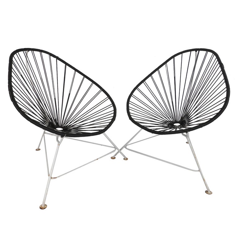 Pair MidCentury Modern Acapulco Chairs For Sale at 1stDibs