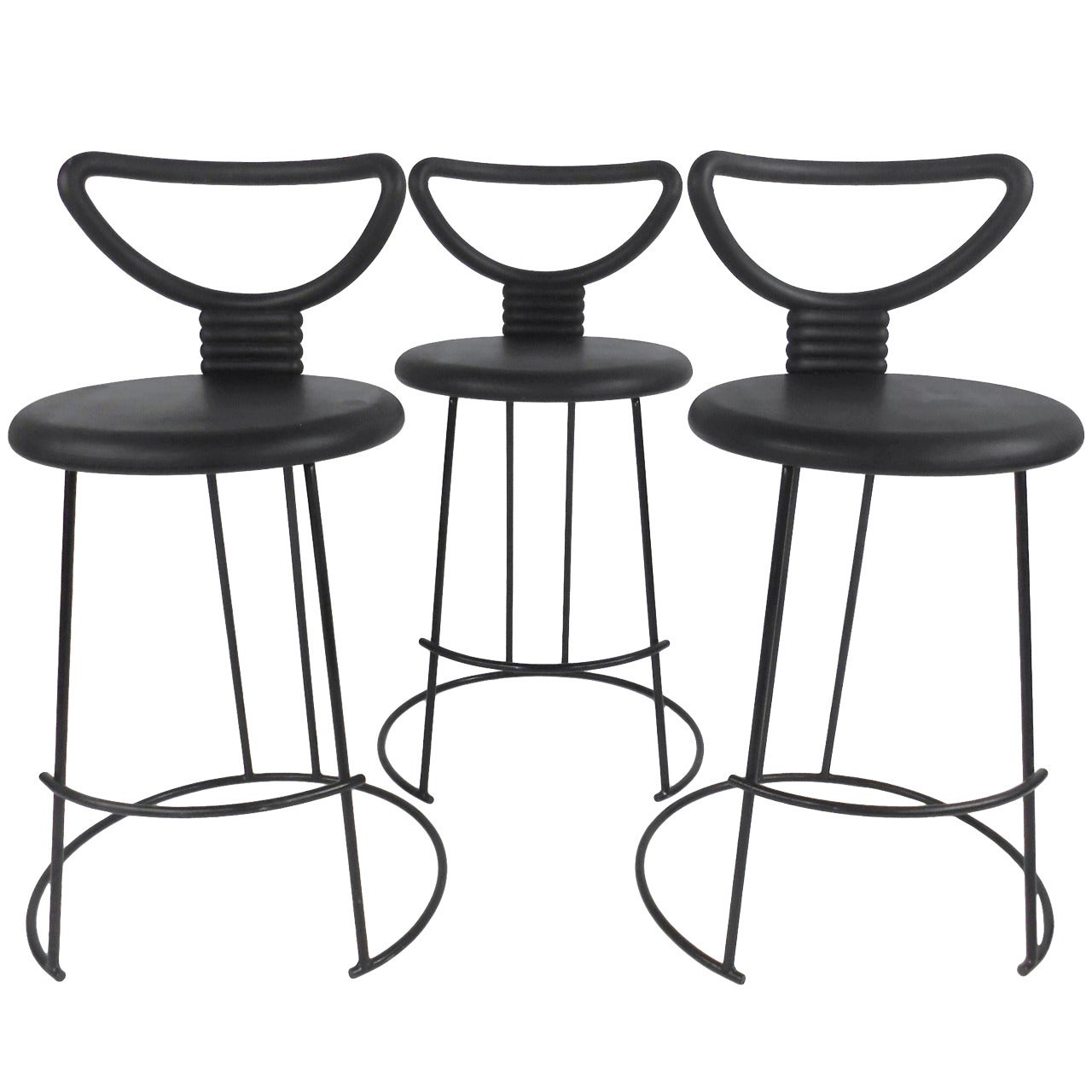 Set of Modern Nardis Stools by Nobu Tanigawa for Fasem