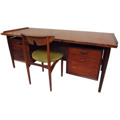 Rosewood Writing Desk by Arne Vodder for Sibast