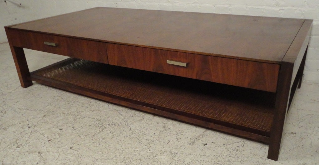 Mid-Century American Walnut Coffee Table By Founders
