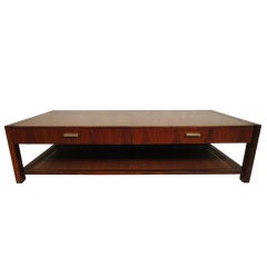 Vintage Mid-Century American Walnut Coffee Table By Founders