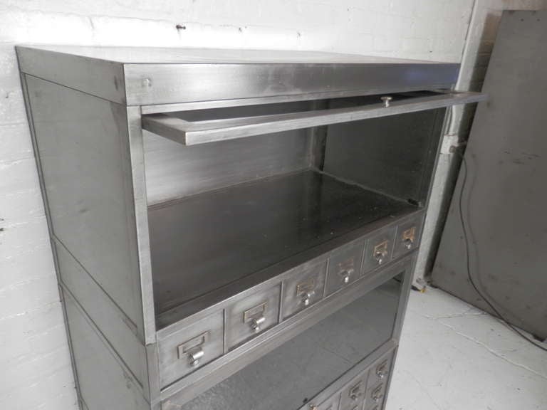 Rare Stack File Cabinet In Excellent Condition In Brooklyn, NY