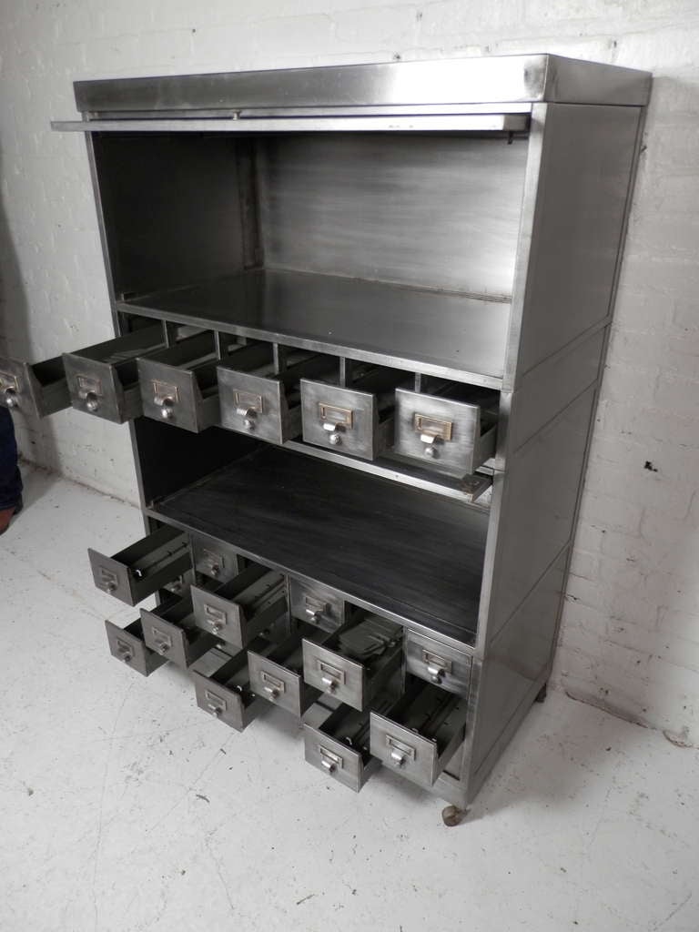 20th Century Rare Stack File Cabinet