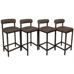 Set Of Four Brass Stools