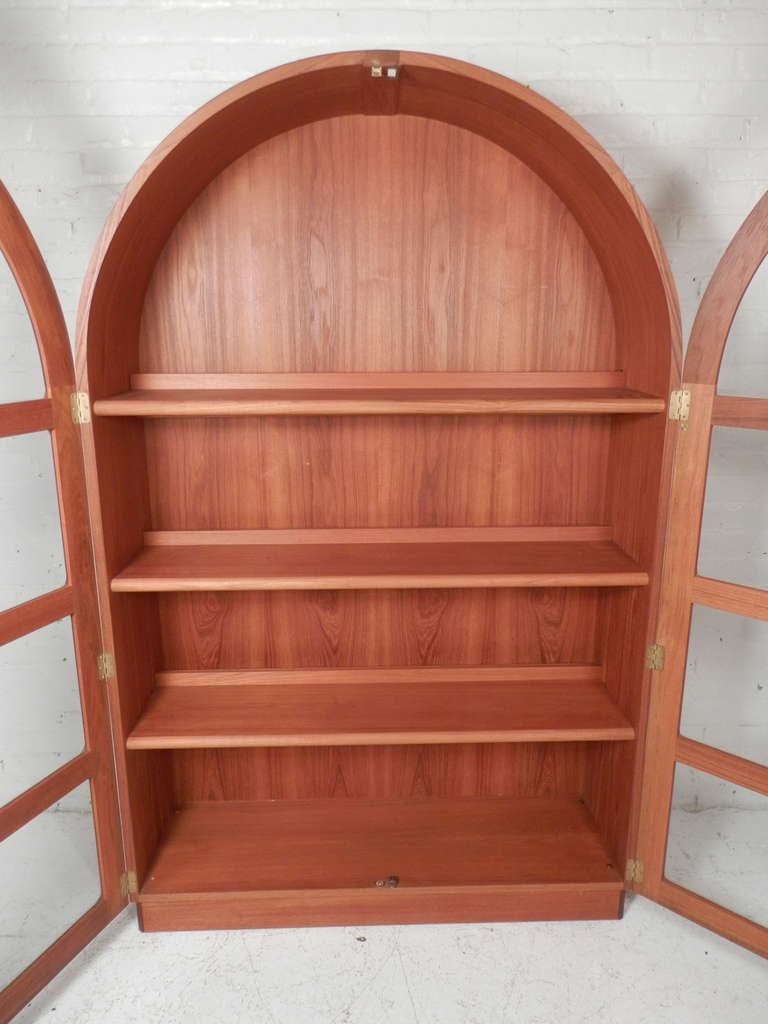 Teak Glastür Schrank von Dyrlund (Dänisch)