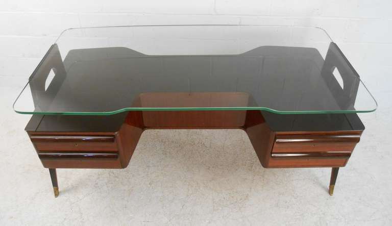 Mid-Century Executive Desk by Dassi In Good Condition In Brooklyn, NY