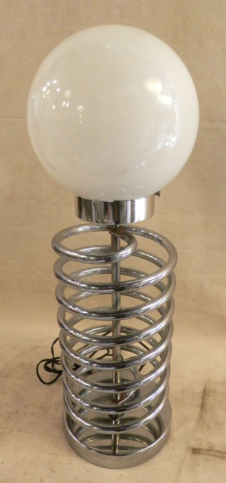 vintage chrome lamp