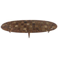 Mid-Century Tile Top Coffee Table by Mersman
