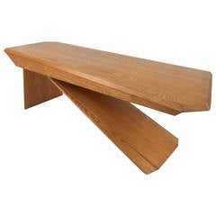 Unique Mid-Century Modern Style Cantilever Studio Coffee Table