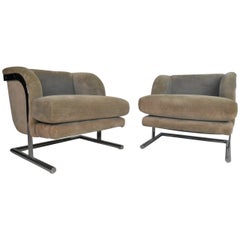 Lounge Chairs Attributed to Milo Baughman