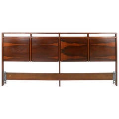 Mid-Century Modern Rosewood King-Size Headboard by Paul McCobb for Lane