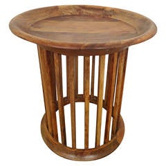 Vintage Modern Walnut Side Table