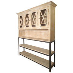 Large Rustic Style Hutch