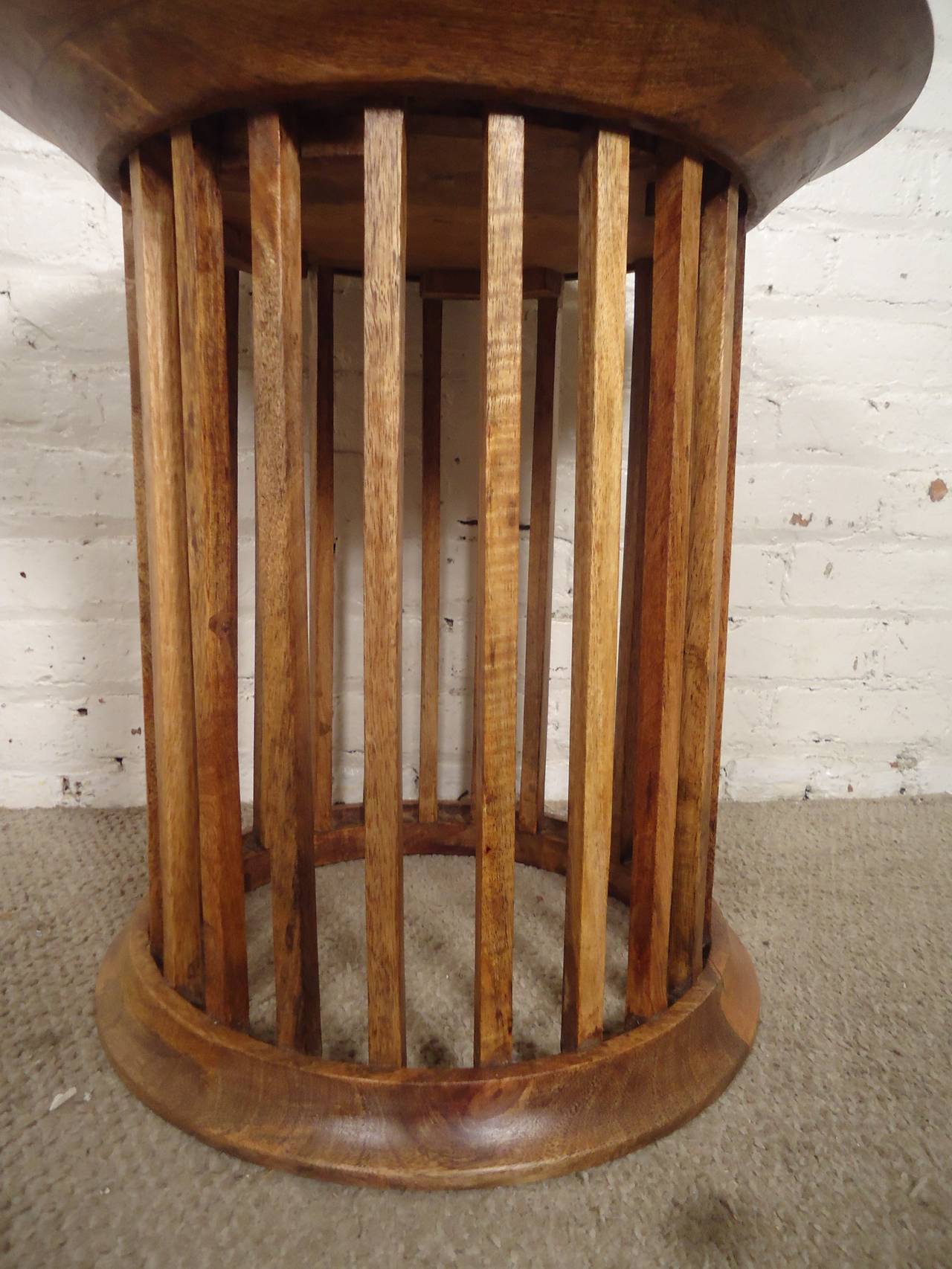 Vintage Modern Walnut Side Table