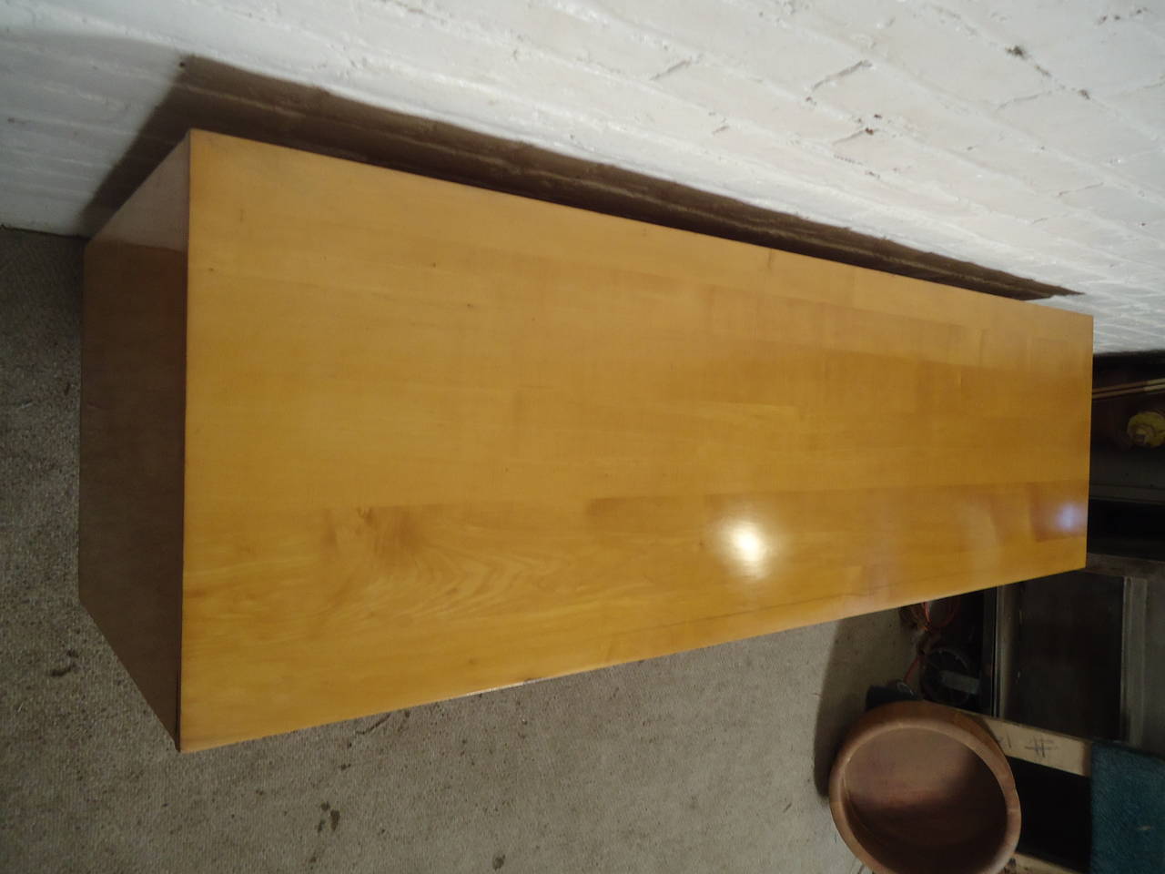 Paul McCobb Sliding-Door Cabinet In Good Condition In Brooklyn, NY