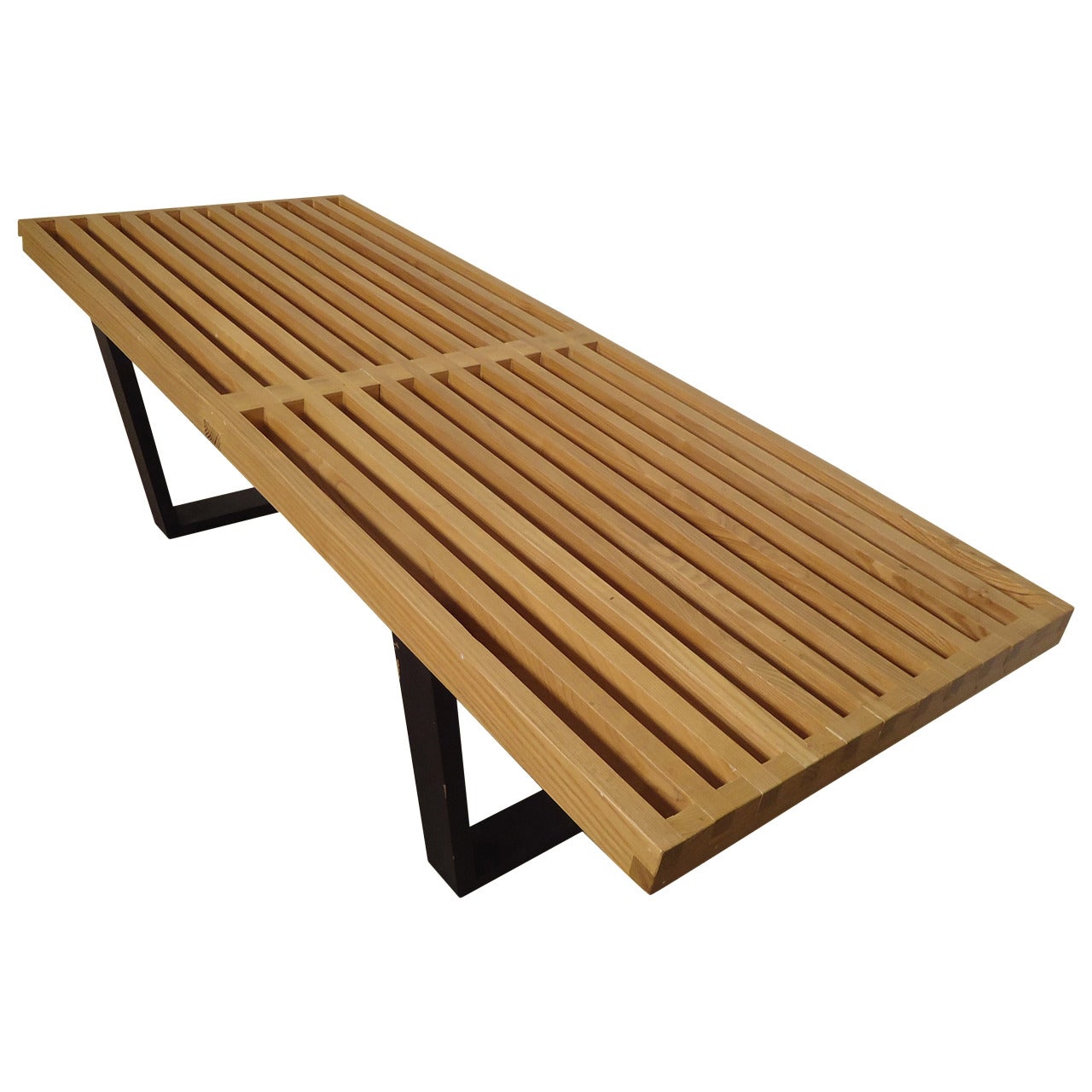 Mid-Century George Nelson Slat Bench for Herman Miller