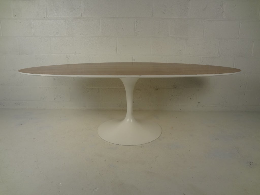 Mid-Century Modern Mid Century Modern Oval Pedestal Table by Knoll