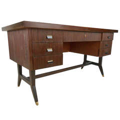 Vintage Mid-Century Mahogany Desk