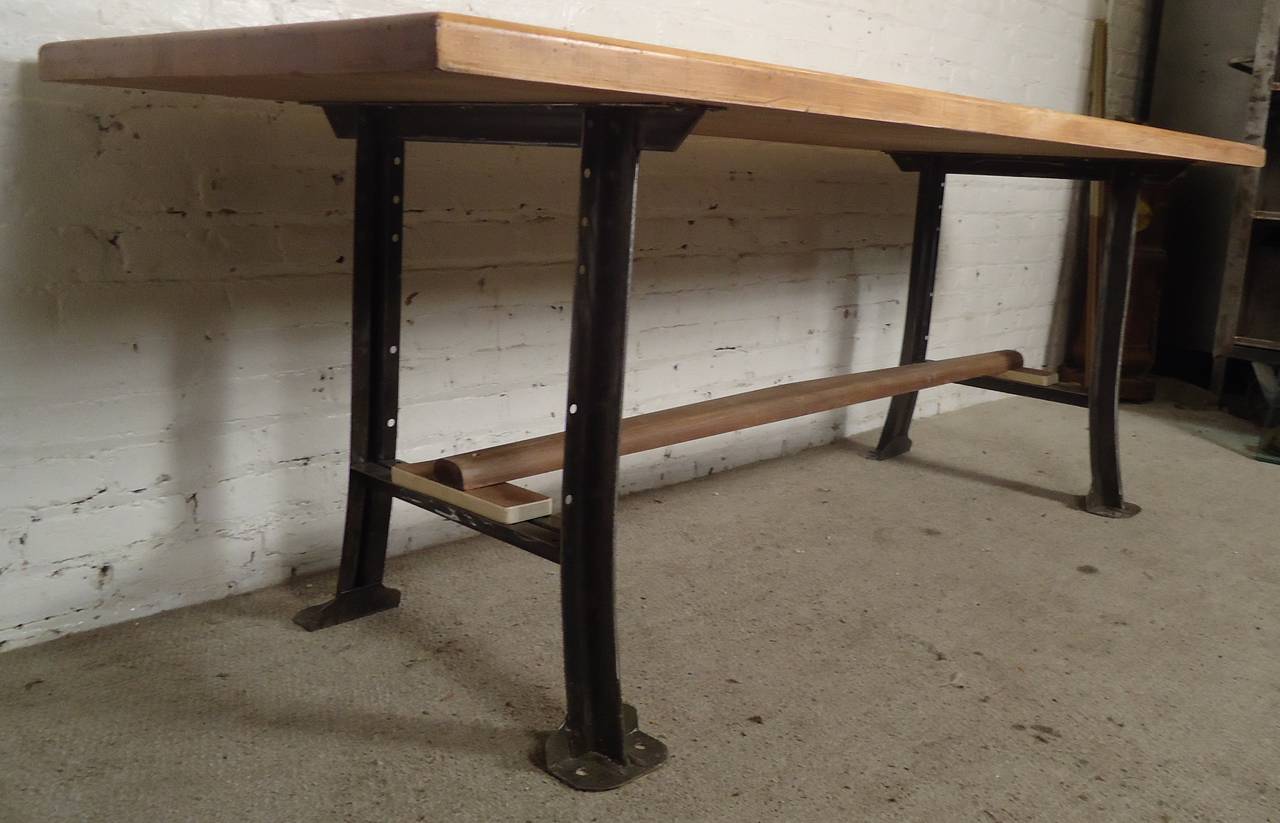 butcher block dining table for sale