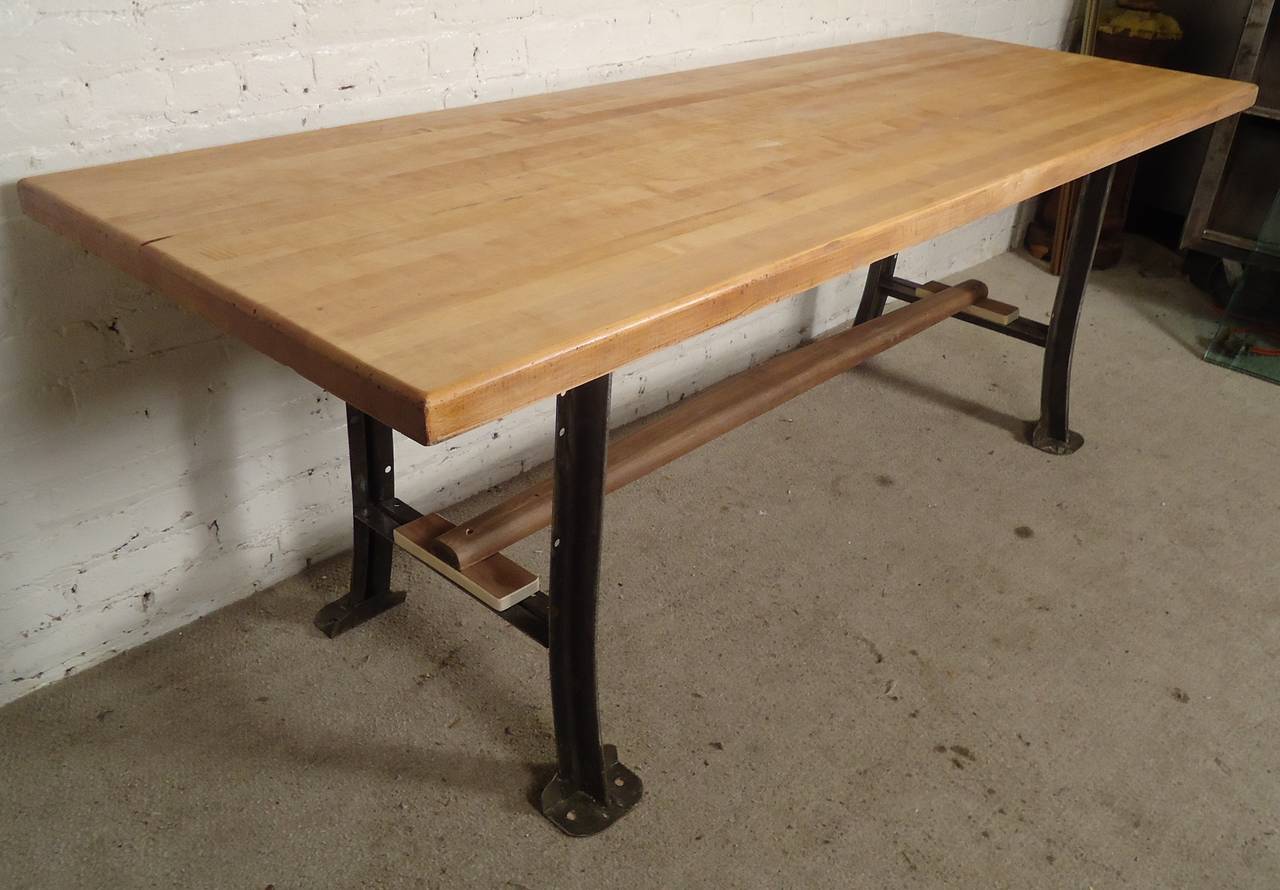 metal legs for butcher block table