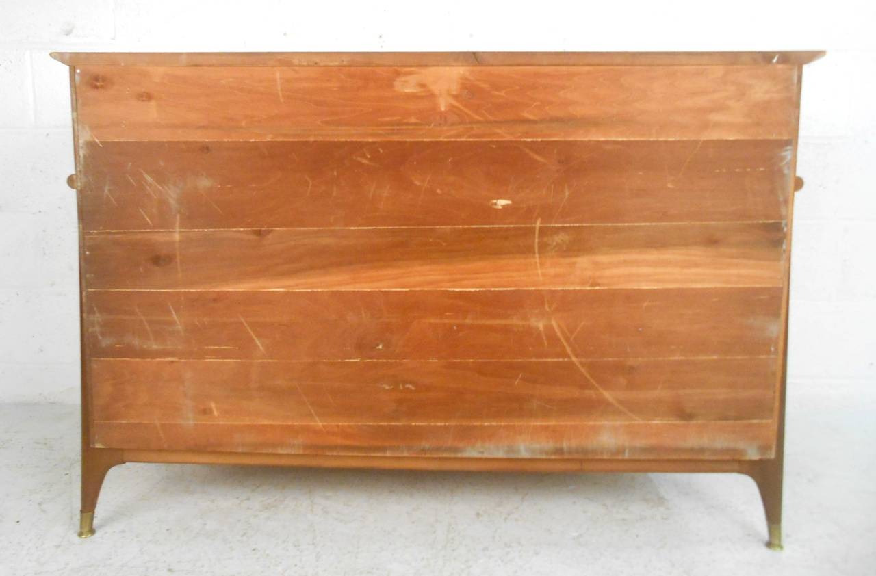 Unique Paul McCobb Style Cane Front Credenza 2