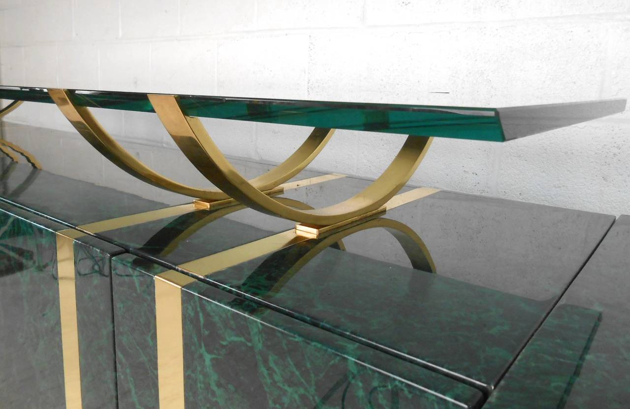 Exquisite Mid-Century Modern Floating Top Buffet Server 1