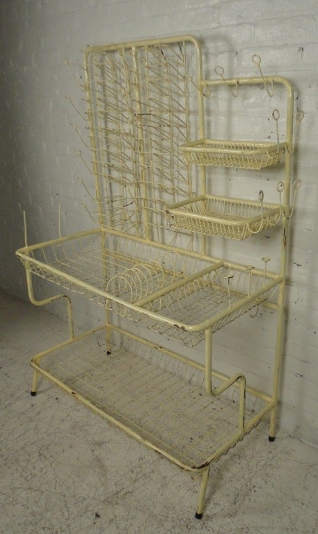 Vintage Freestanding French Dish Rack
