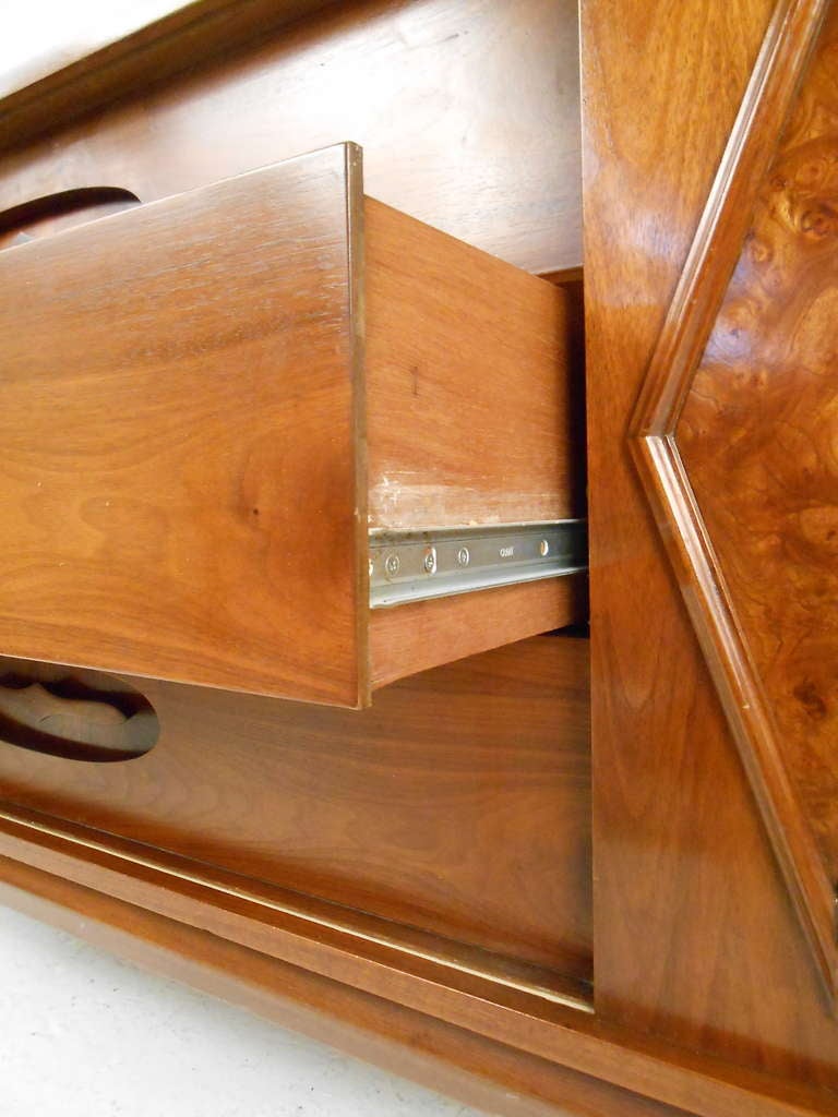 Mid-Century Modern Walnut Bedroom Dresser 1