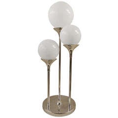 Reggiani Style Chrome Table Lamp