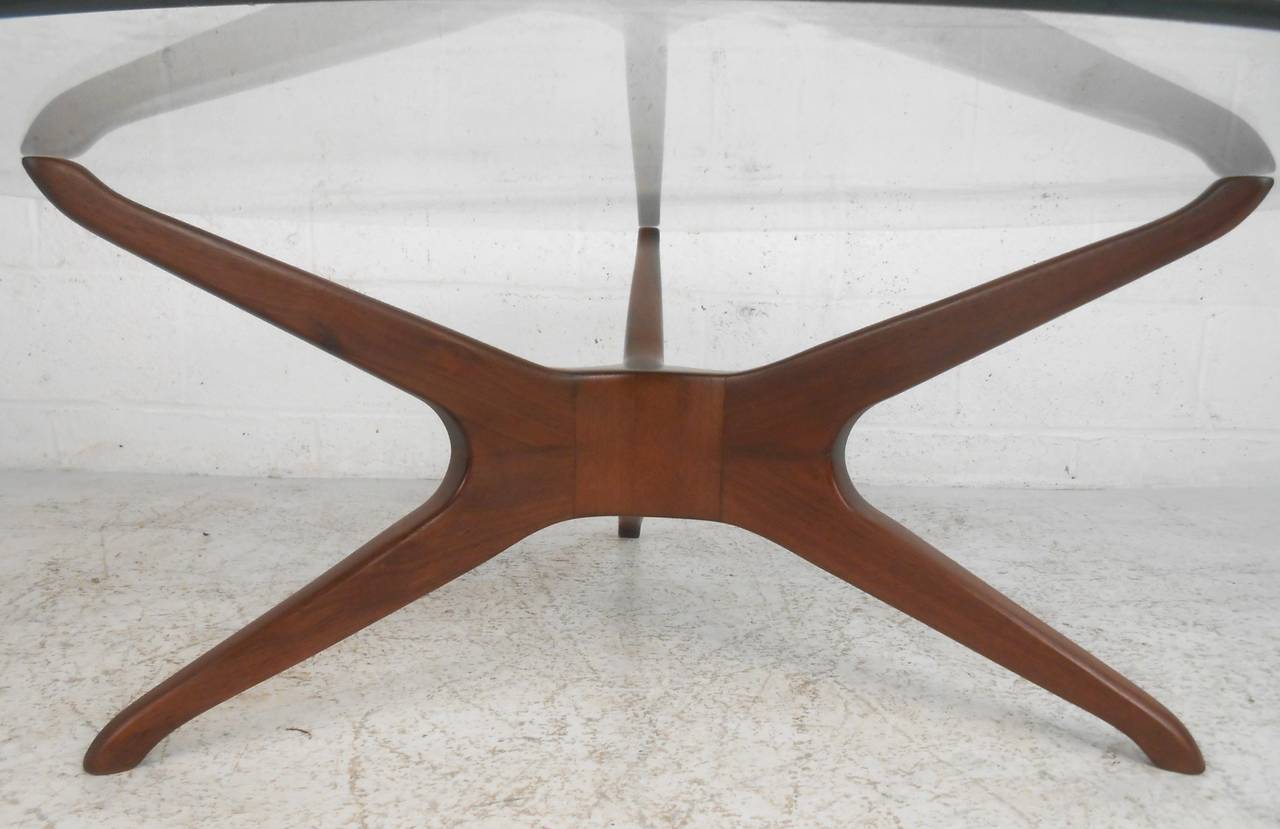 Mid-20th Century Mid-Century Modern Trisymmetric Vladimir Kagan Coffee Table