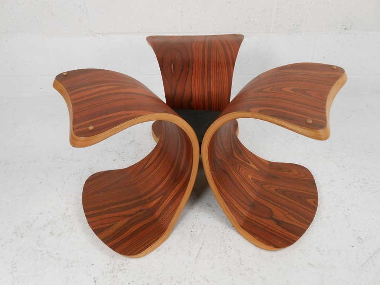 vintage bentwood coffee table