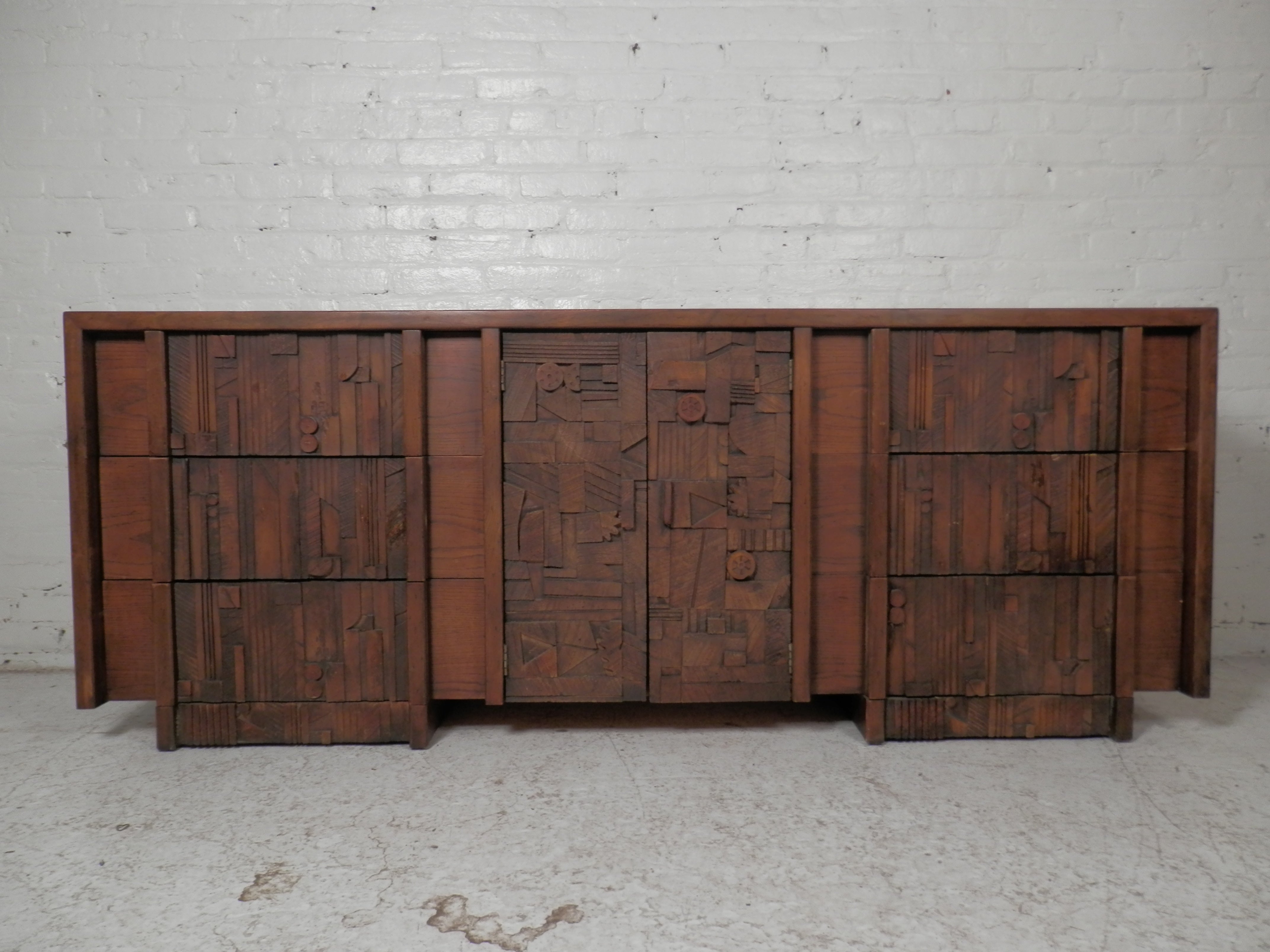 Brutalist Style Dresser By Lane