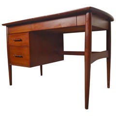 Vintage Modern Finished Back Desk