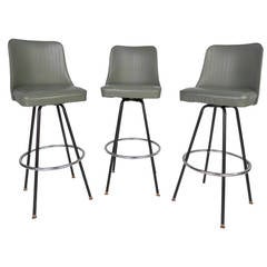 Retro Mid-Century Modern Bar Stools by Atlas