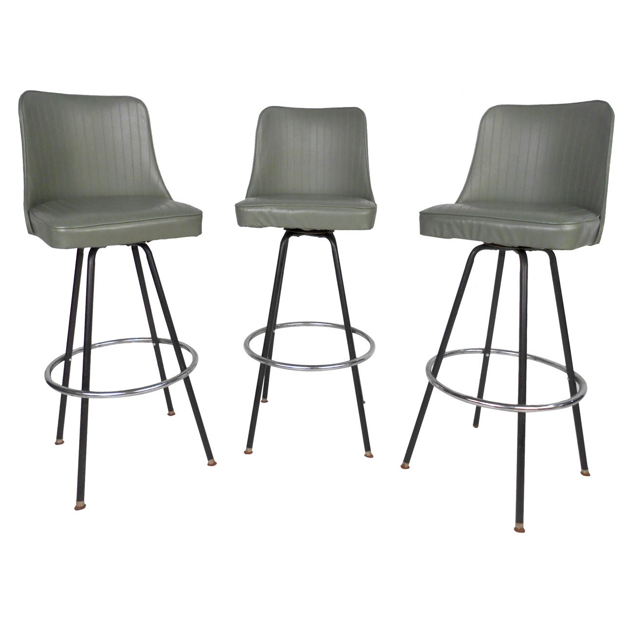 Mid-Century Modern Bar Stools by Atlas