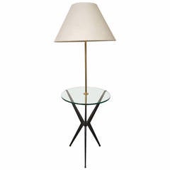 Tray Table Floor Lamp by Robert Abbey