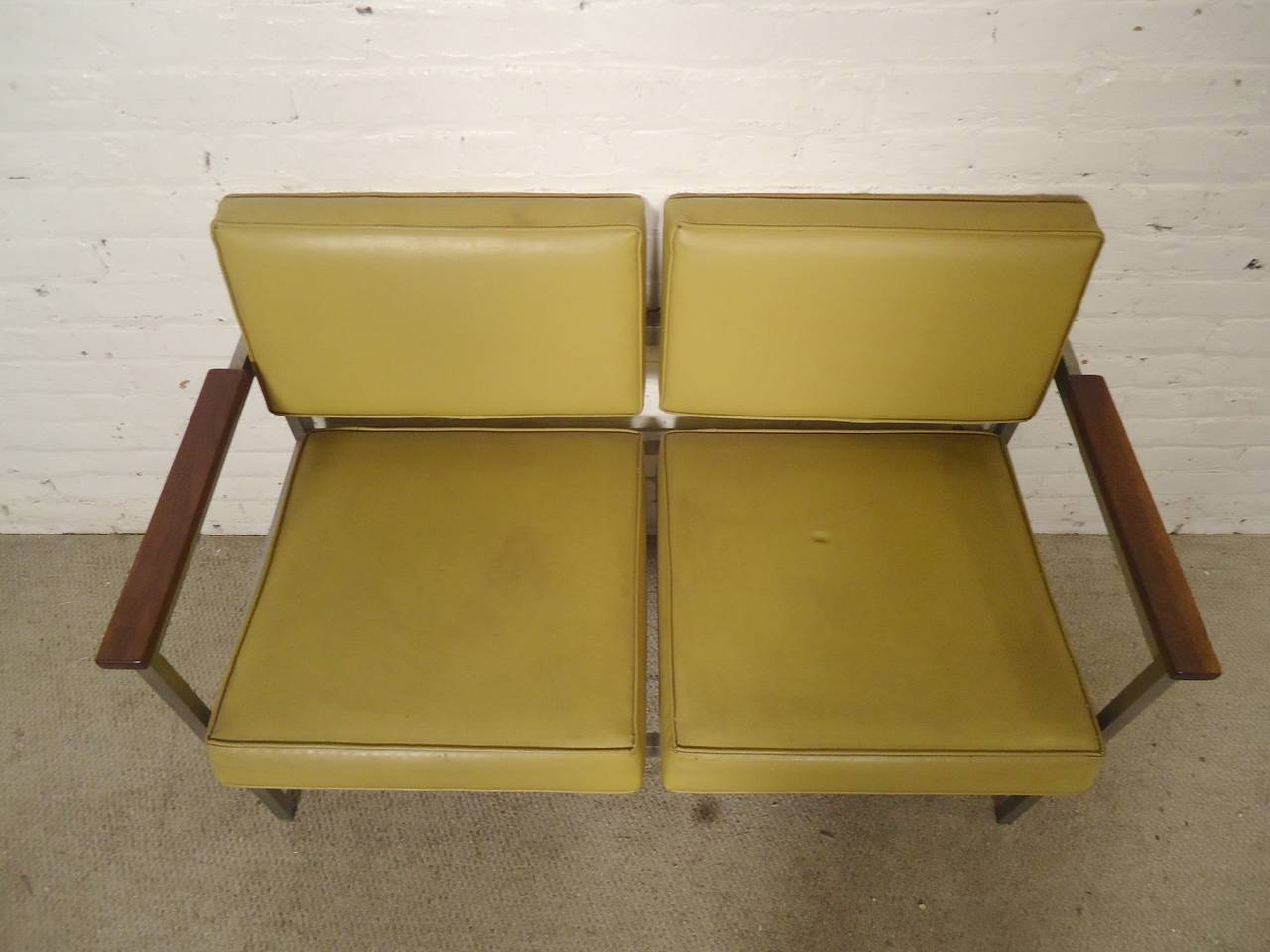 American Knoll Style Mid-Century Office Sofa